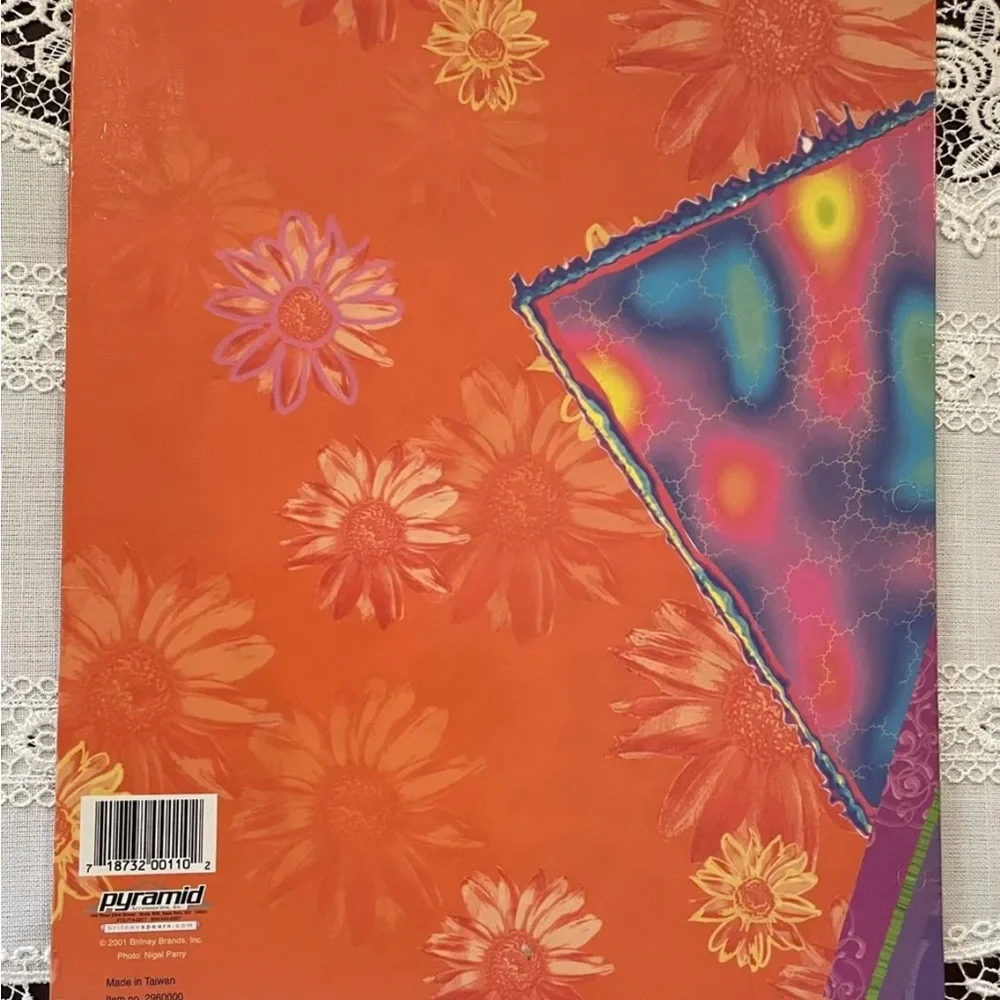 Vintage Britney Spears Folder Baby One More Time 2001
